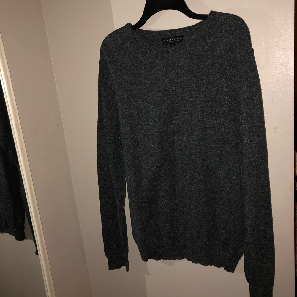 charcoal aeropostale sweater